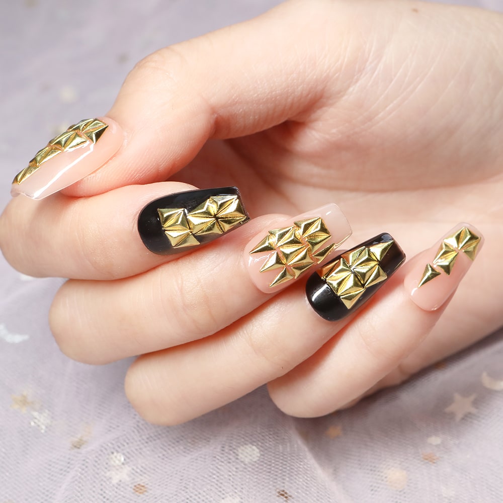 Gilded Edge Handmade Press On Nails