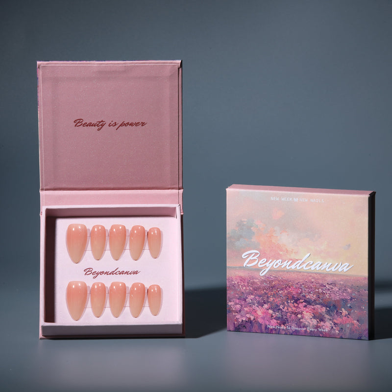 Peachy Juicy Handmade Press On Nails