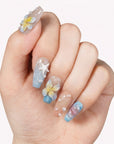 Oceanic Pearl Handmade Press On Nails