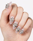 Starlight Petals Handmade Press On Nails