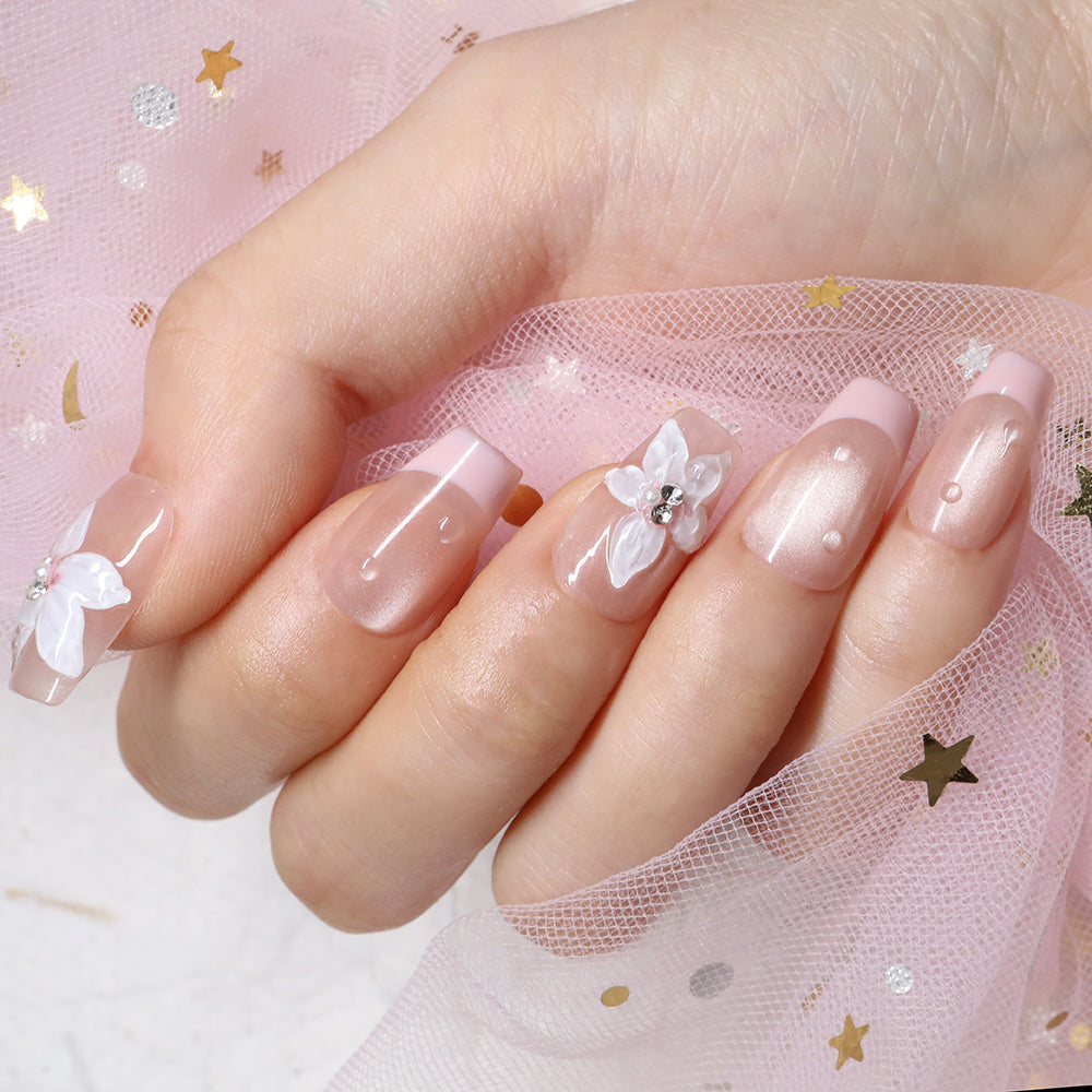 Dewy Lily Handmade Press On Nails