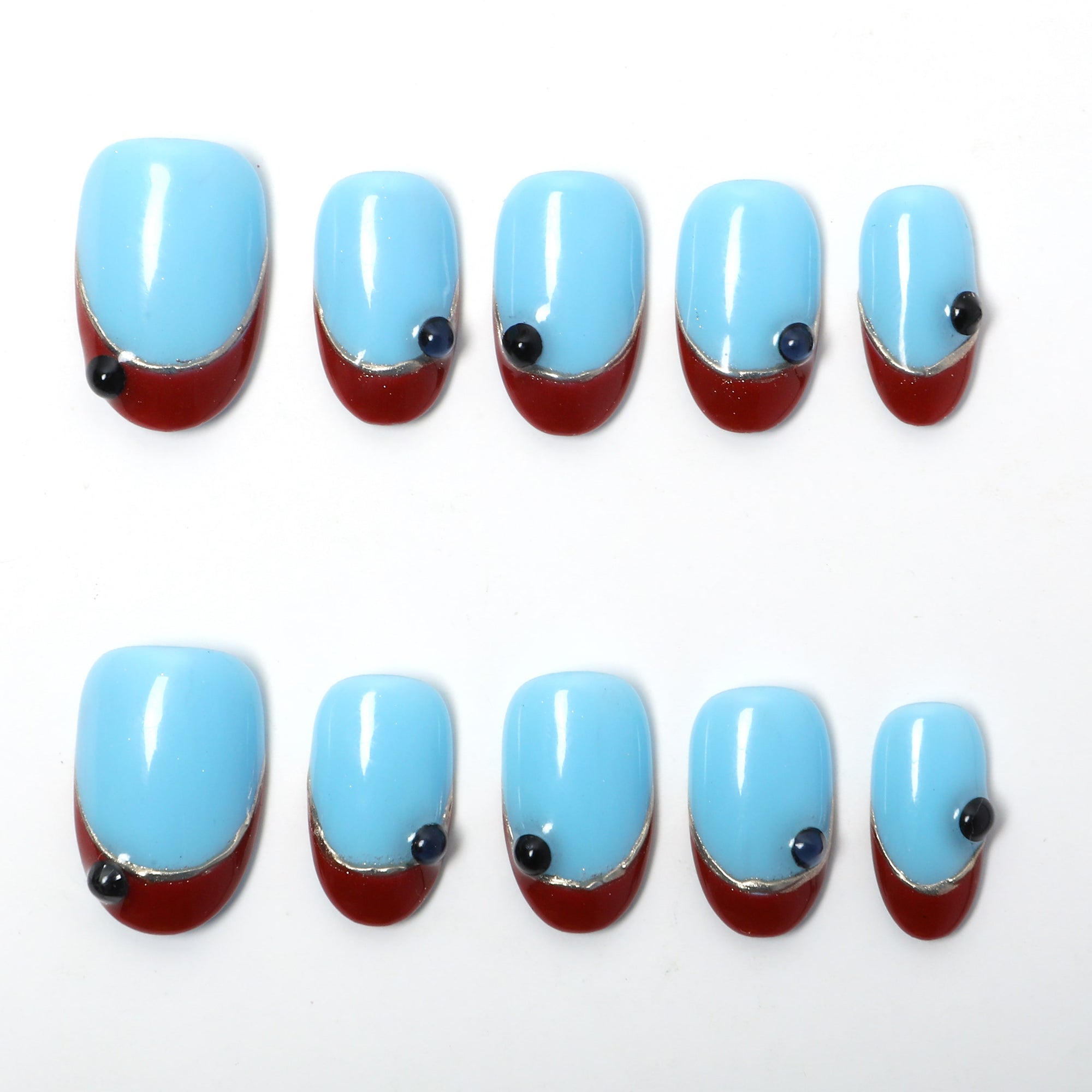 French Babies Handmade Press On Nails