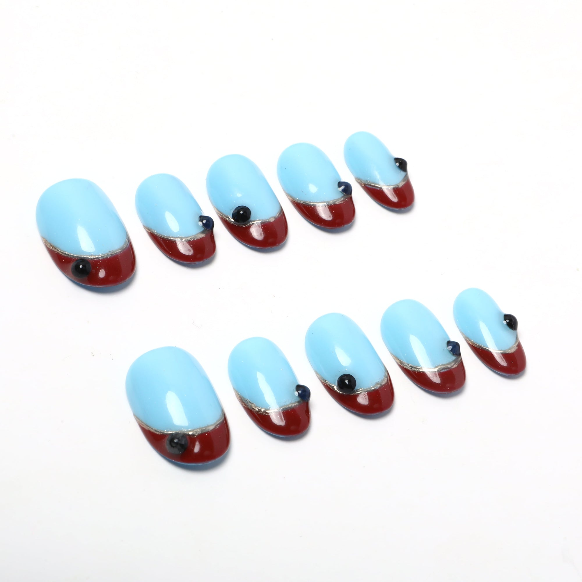 French Babies Handmade Press On Nails