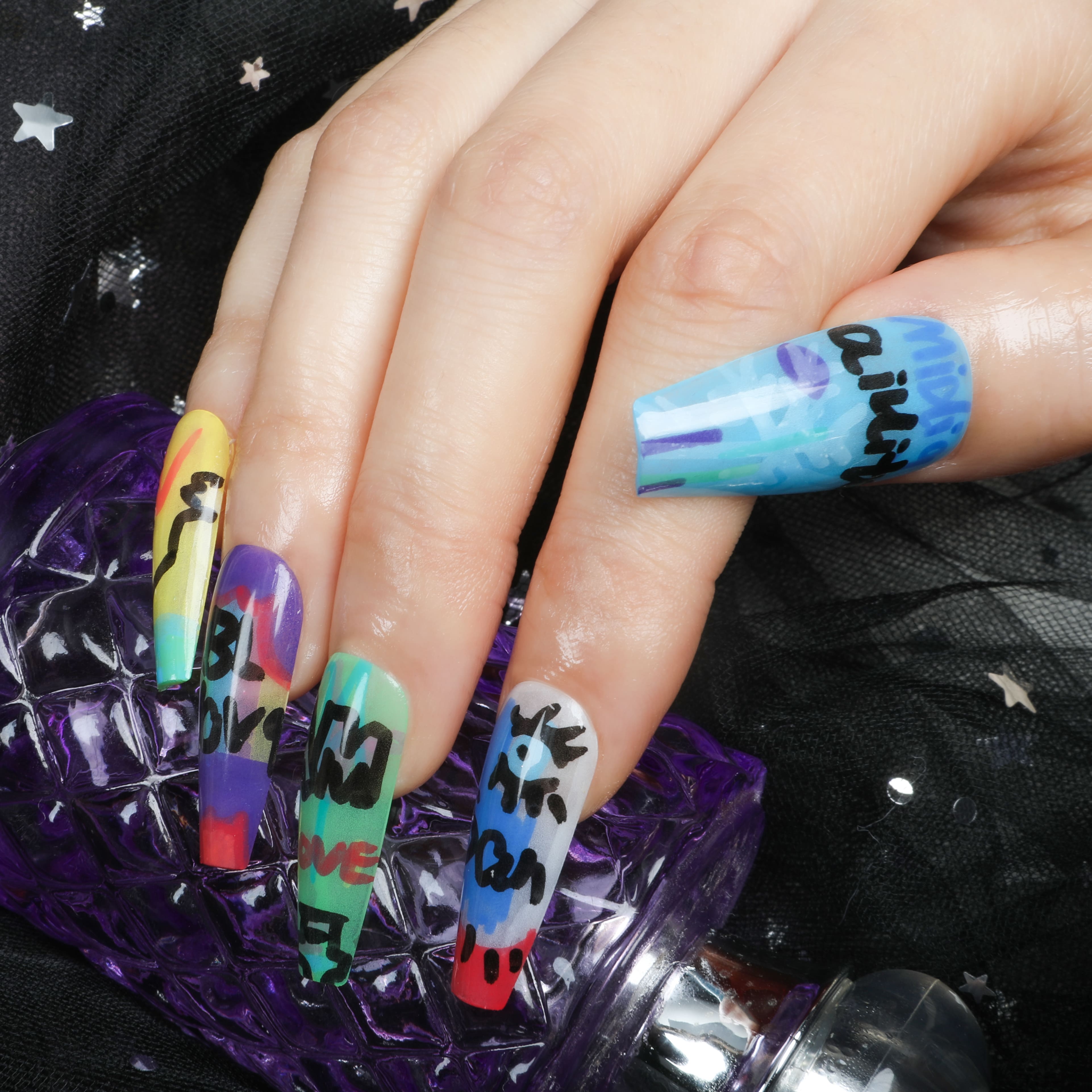 Pop Halloween Handmade Press On Nails