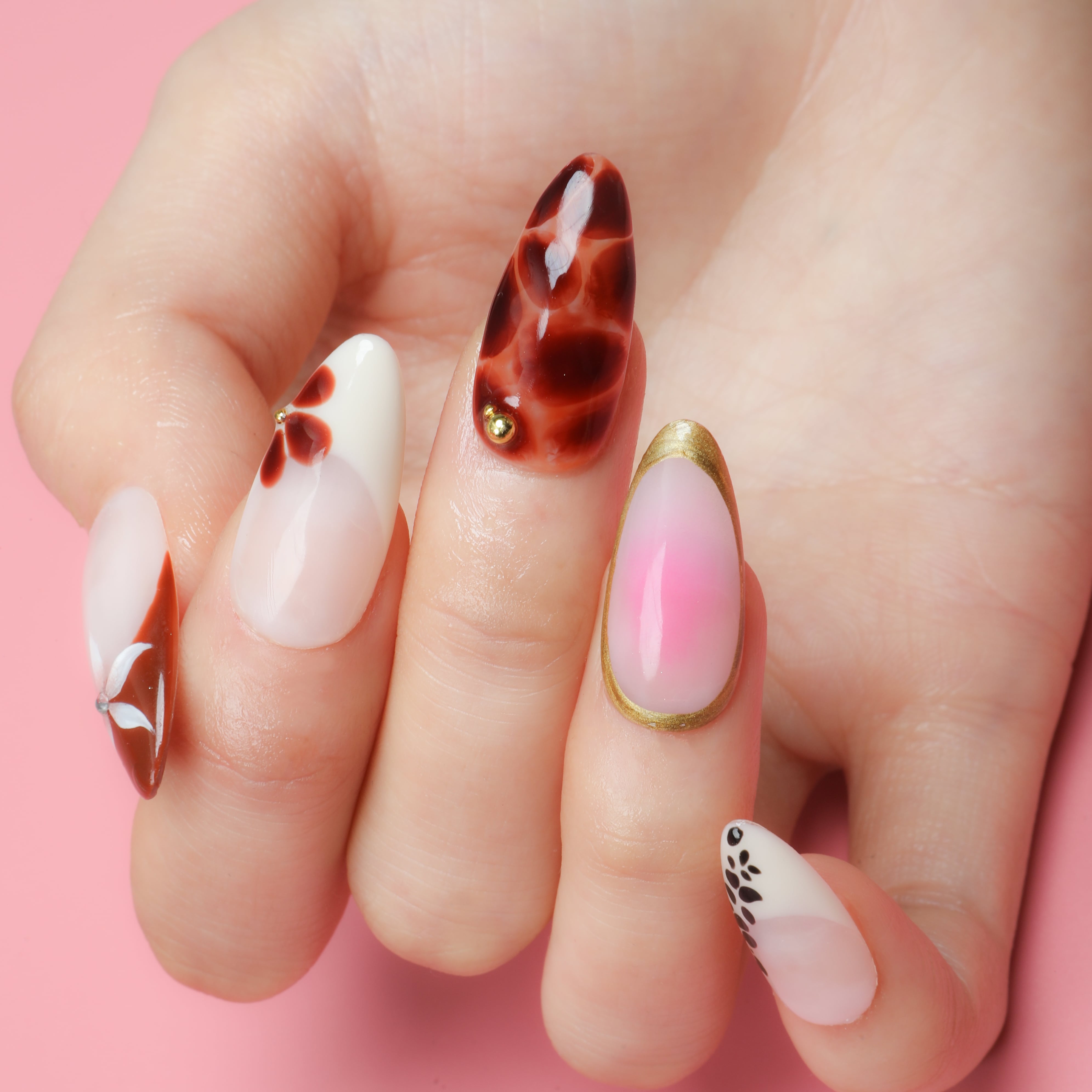 Luxe Safari Handmade Press On Nails