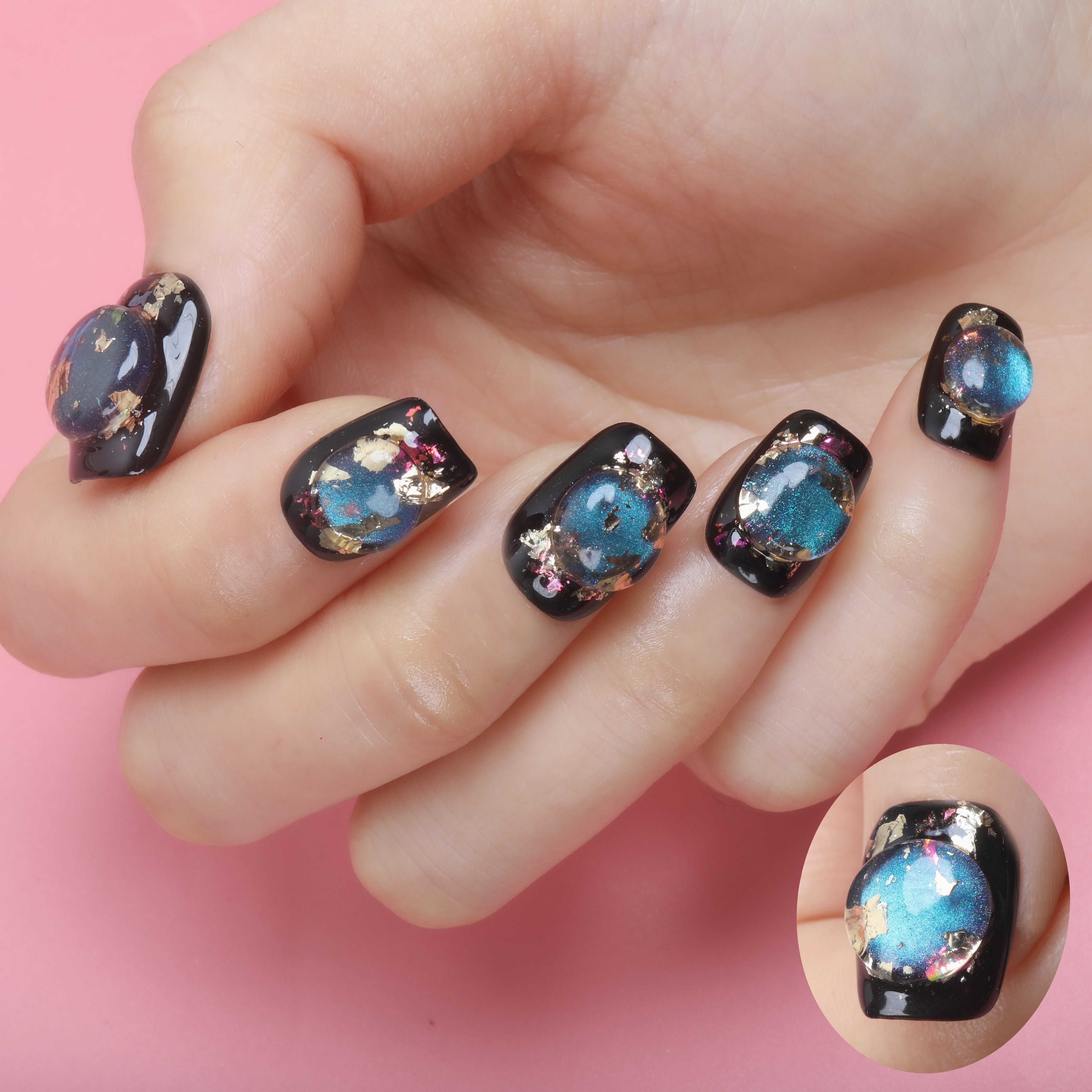 The Blue Planet Handmade Press On Nails