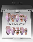 Lavender Lyric Handmade Press On Nails