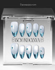Glacial Frost Handmade Press On Nails
