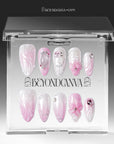 Ethereal Bloom Handmade Press On Nails