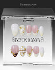 Golden Shore Ritual Handmade Press On Nails