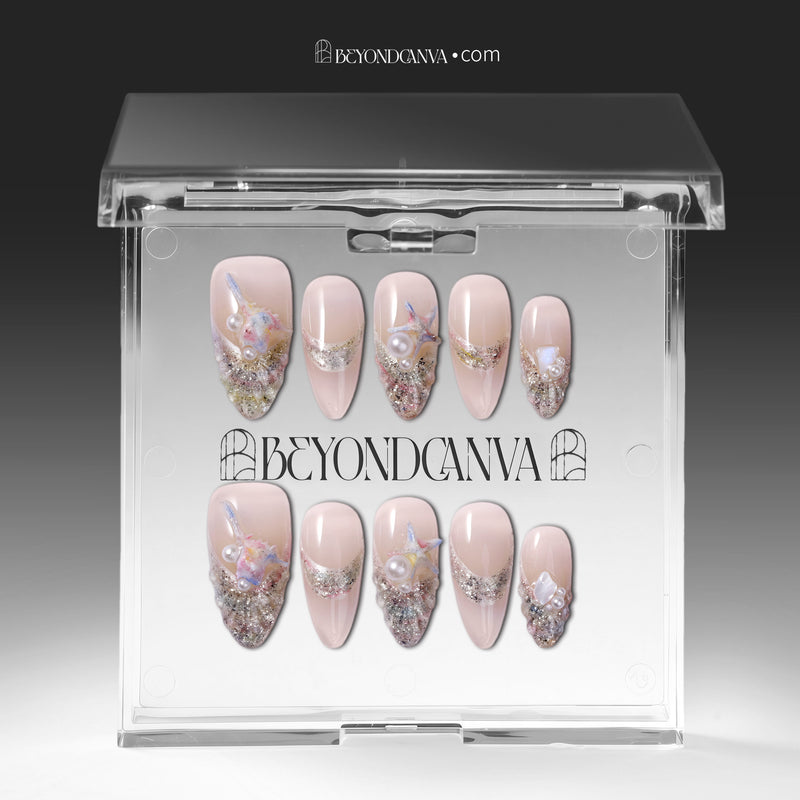 Tidal Grace Handmade Press On Nails