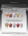 Jeweled Kaleidoscope Handmade Press On Nails
