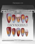 Dusk Glow Mirage Handmade Press On Nails