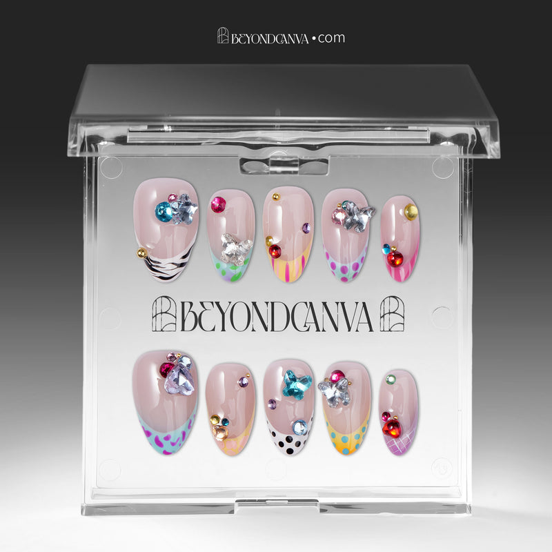 Butterfly Pop Handmade Press On Nails