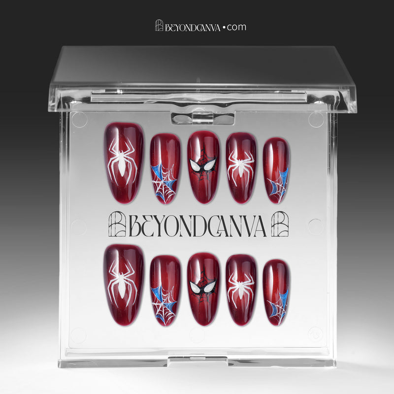Spider-Verse Hero Handmade Press On Nails