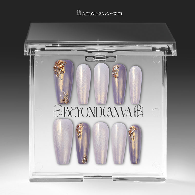 Emerald Venom Handmade Press On Nails