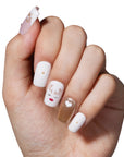 Honey Reindeer Handmade Press On Nails