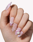 Camellia Pearl Atelier Handmade Press On Nails