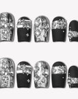 Noir Éclat Handmade Press On Nails