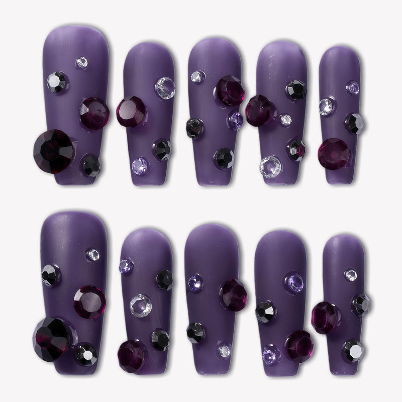 Luxurious treasure Handmade Press On Nails