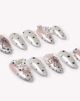 Parisian Polka Handmade Press On Nails