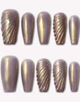 Aurum Veil Handmade Press On Nails