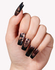 Nocturne Gild Handmade Press On Nails
