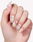 Retro Plaid Handmade Press On Nails