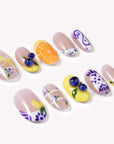 South Holiday Handmade Press On Nails