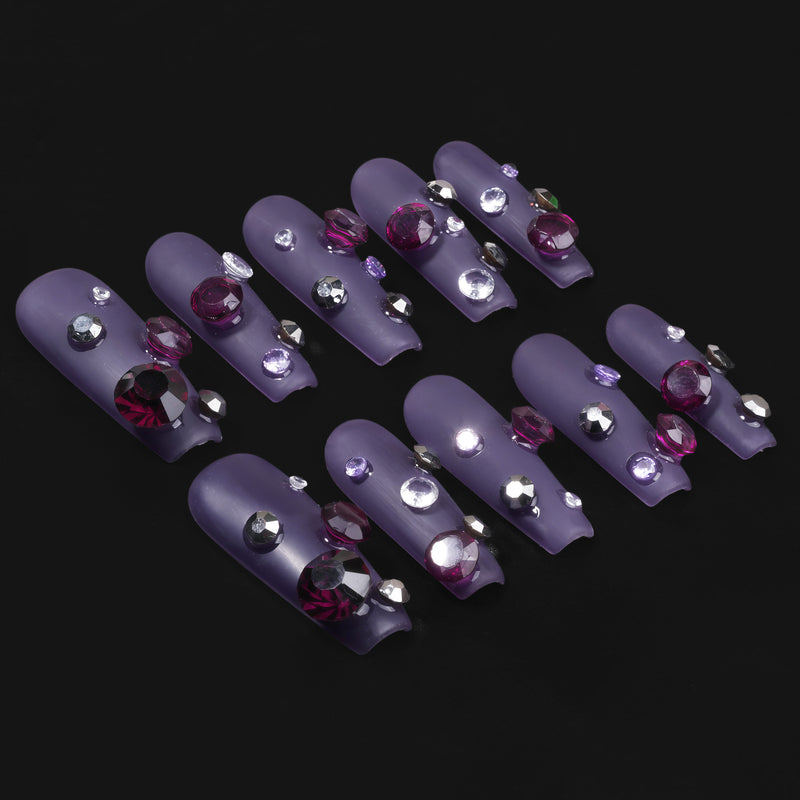 Luxurious treasure Handmade Press On Nails
