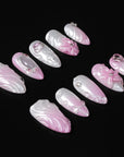 Ethereal Bloom Handmade Press On Nails