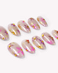 [Handcraft Trial] Golden Meadow Handmade Press On Nails