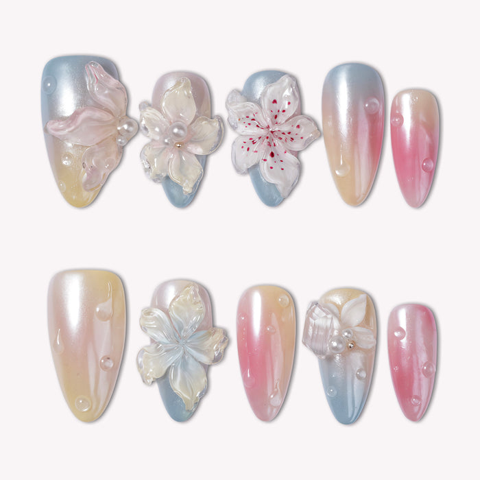 Lighthouse Bloom Handmade Press On Nails