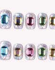Chroma Solitaire Handmade Press On Nails