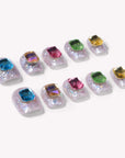 Chroma Solitaire Handmade Press On Nails