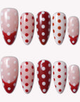 Scarlet Rhythm Handmade Press On Nails