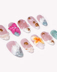 Sea Bloom Handmade Press On Nails