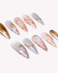 Radiant Fusion Handmade Press On Nails