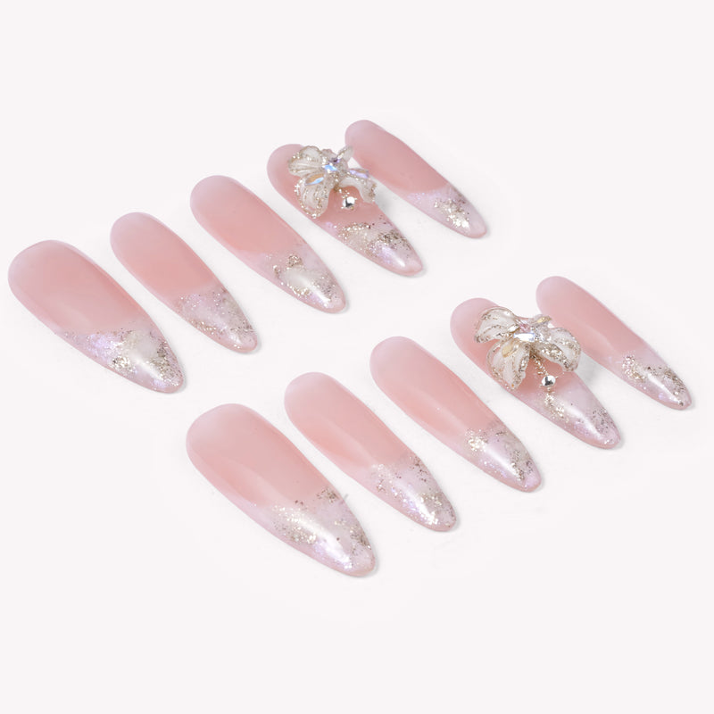 Glowy Babe Handmade Press On Nails