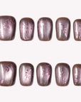 Amber Nocturne Handmade Press On Nails