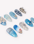 Deep Sea Serenade Handmade Press On Nails