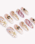 Gilded Nacre Handmade Press On Nails