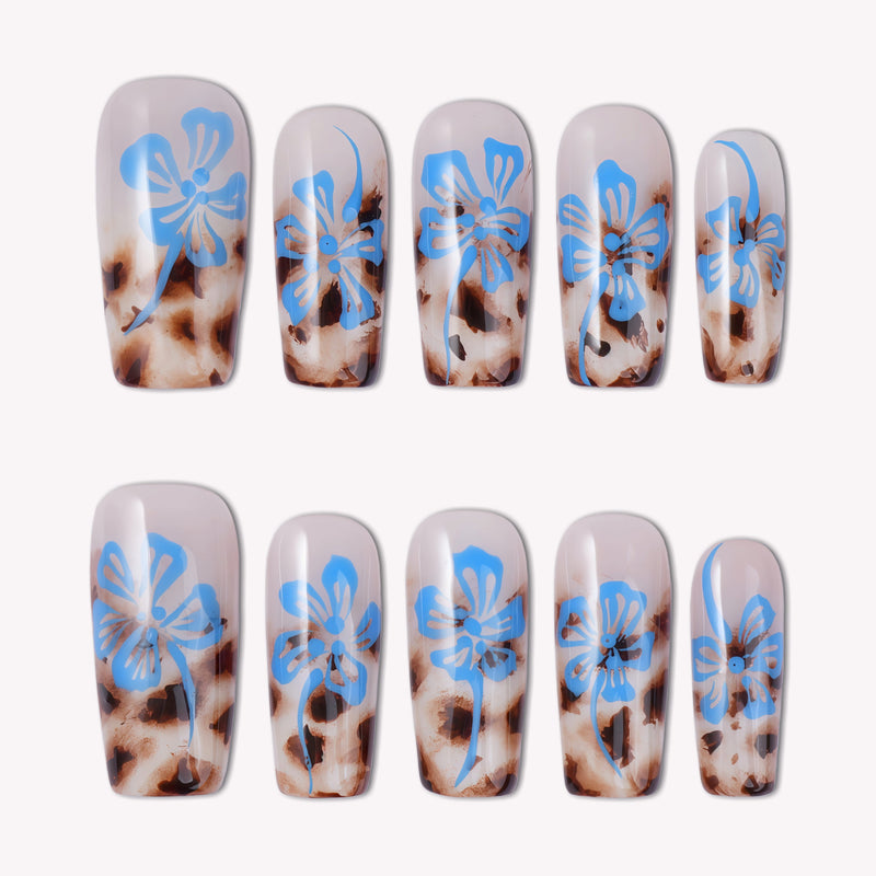 Cobalt Wildwood Handmade Press On Nails