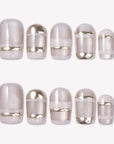 Gilded Horizon Handmade Press On Nails