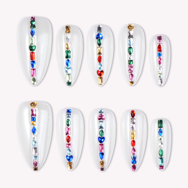 Magic Gemline Handmade Press On Nails