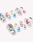 Chrome Hearts Prism Handmade Press On Nails