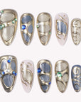 Gilded Armor Handmade Press On Nails