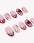 Velvet Rose Handmade Press On Nails