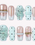 Mint Chocolate Chip Handmade Press On Nails