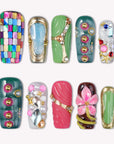 Gaudí Mosaic Garden Handmade Press On Nails